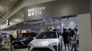 Een Chinese auto van NIO