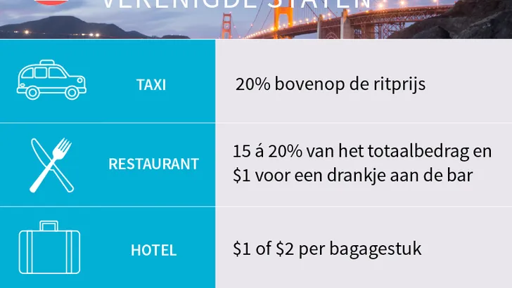 Reisgids die u helpt met de fooi