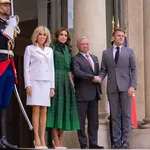 Queen Rania &amp; King Abdullah Visit Paris, France