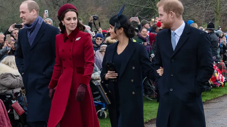 Royals Xmas Day church