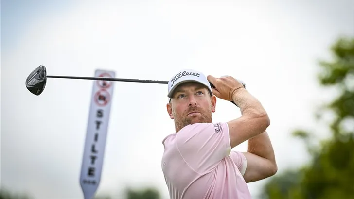 Wouter de Vries in actie op het KLM Open van 2024