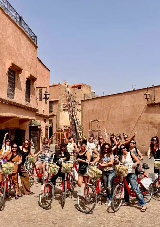 Op fietstocht door Marrakech 