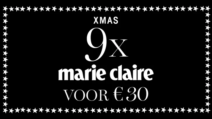 Kerstactie: 9x Marie Claire voor slechts €30