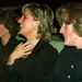 Prinses Diana samen met haar twee zussen op weg naar huis vanuit het Royal Opera House in Londen