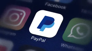 Paypal logo.