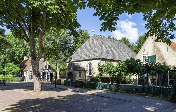 Het dorpje Nes op Ameland