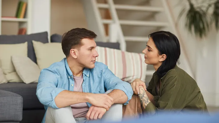 Young Couple Staying Home