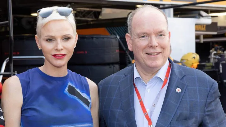 Monaco's family visits the stands GP Monaco