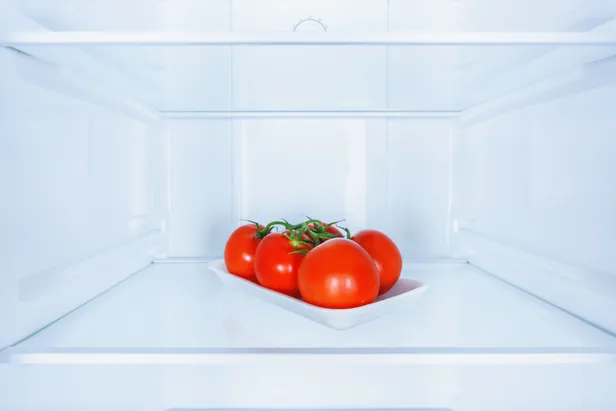 Tomaten in de koelkast