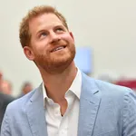 Prince Harry during his visit to Sheffield Hallam University