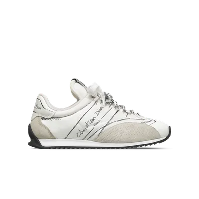 D-Sketch-sneaker van wit Nylon