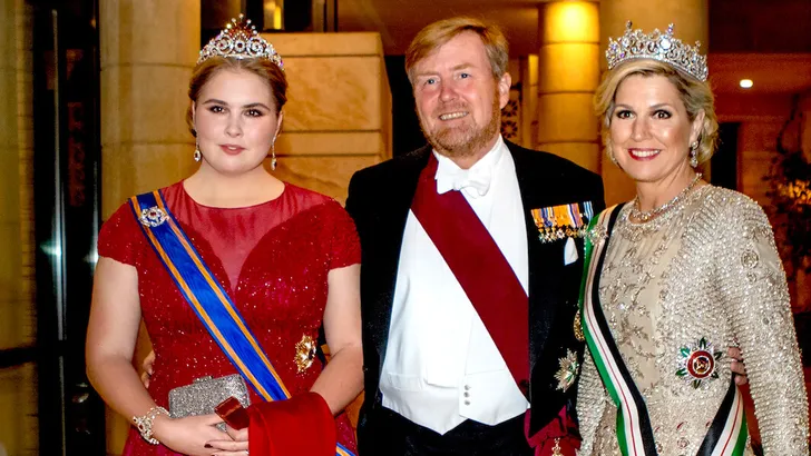 Amalia bij koninklijk huwelijksfeest in Jordanie