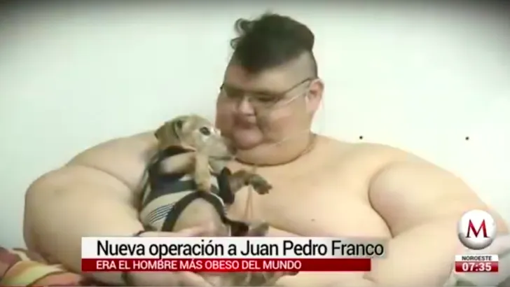 Dikste man ter wereld verliest helft van gewicht