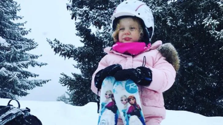 Tweeling Monaco in de sneeuw