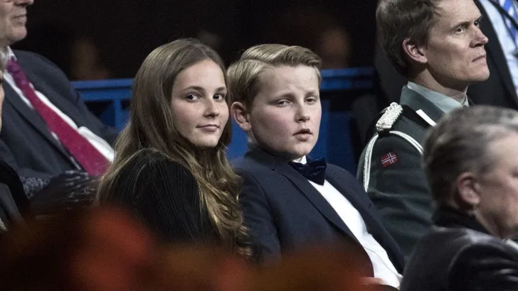 Noorse prinses Ingrid gespot bij concert