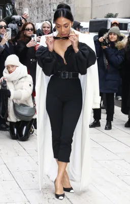 Nicole Scherzinger bij Carolina Herrera.