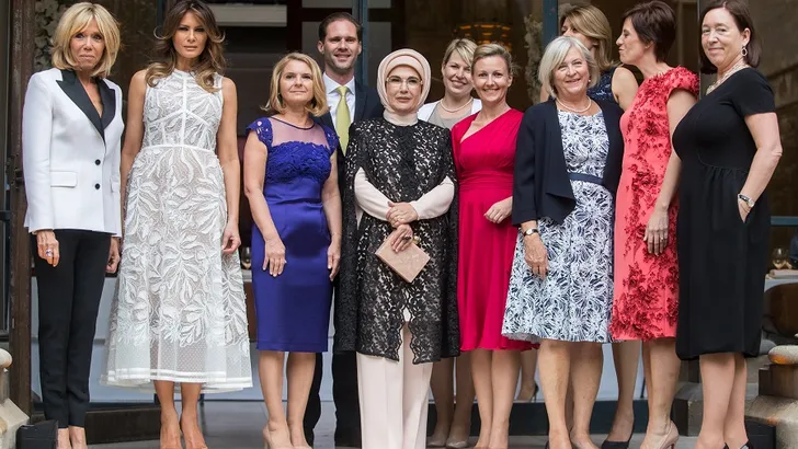 Wat doen de First Ladies eigenlijk tijdens zo'n politieke top?