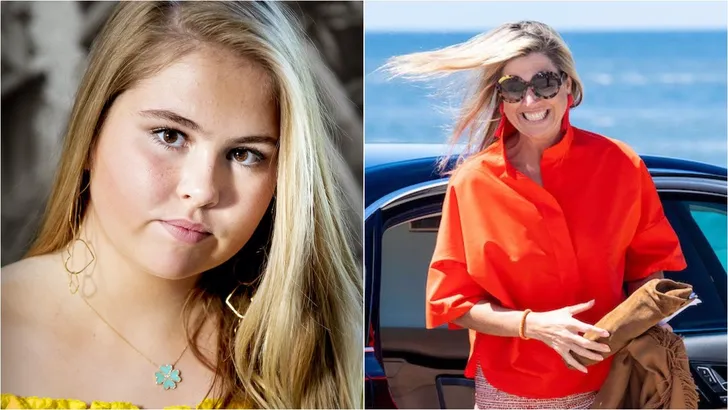 Máxima draagt Amalia's kettinkje