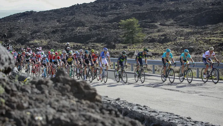 'Ook in 2018 Giro-aankomst op Etna'