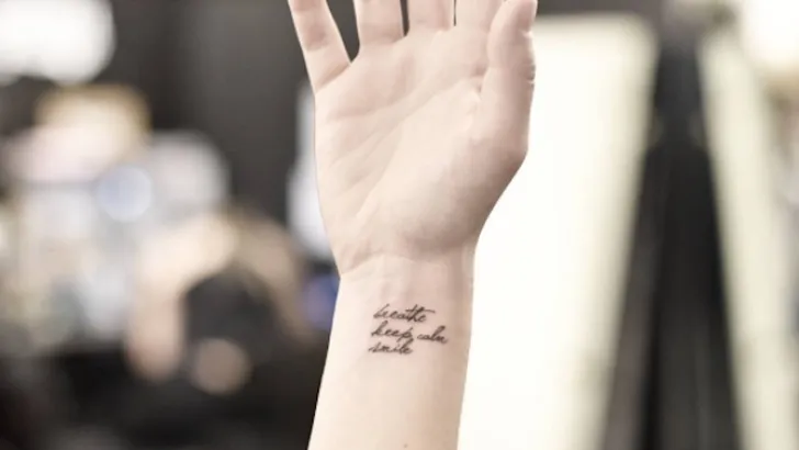 Inspiratie: 15 kleine maar supermotiverende tattoos