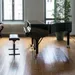 parketvloer met piano