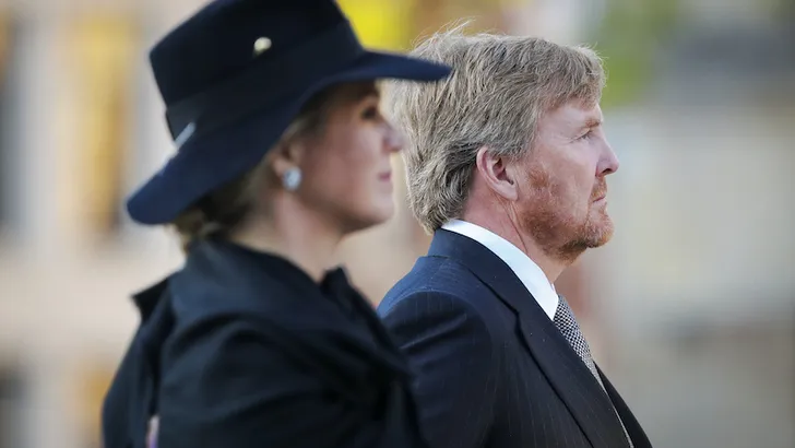 Máxima en WA op de Dam voor de Nationale Herdenking