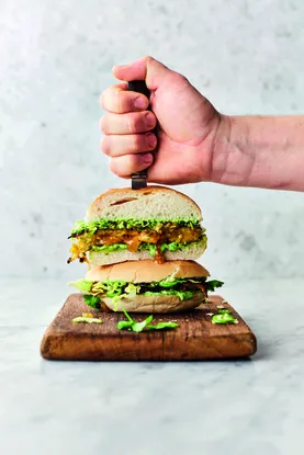 Briljante Bhaji Burger