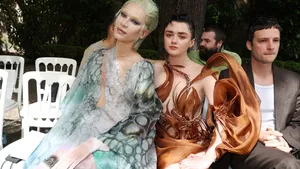 Miss Fame and Maisie Williams attends Iris Van Herpen Haute Couture Show 