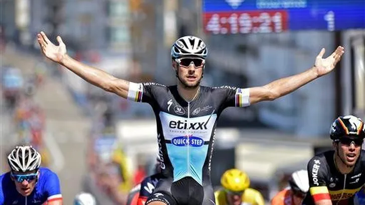 Boonen sprint naar zege in Ronde van België