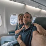 Selfie vliegtuig