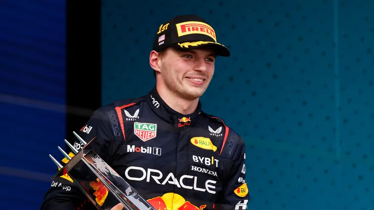 Verstappen reageert op boegeroep in Miami: 'Helemaal prima'