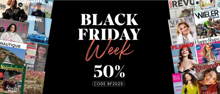 Black Friday Week 50% korting op een Marie Claire-abonnement