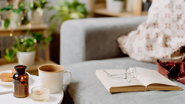 Huis gezellig winter