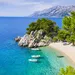 stranden Brela town, Dalmatia, Croatia.