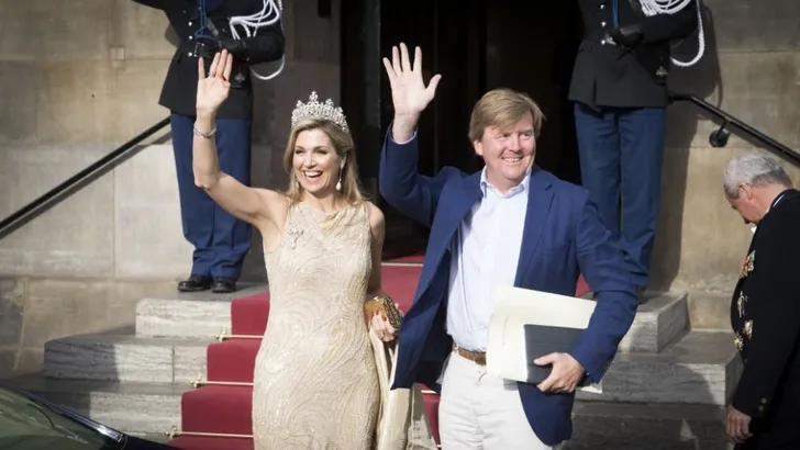 Máxima in goud voor galadiner Corps Diplomatique 