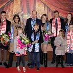 LA FAMILIA REAL EN EL TERCER DIA DEL FESTIVAL INTERNACIONAL DEL CIRCO DE MONTECARLO