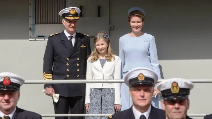 Elisabeth van België doopt haar eerste schip