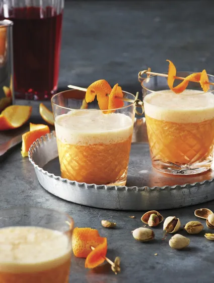 Ginger Negroni cocktail
