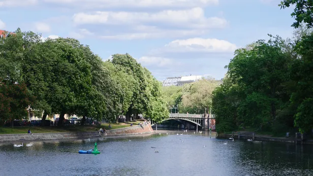 Admiralbrücke in Kreuzberg.