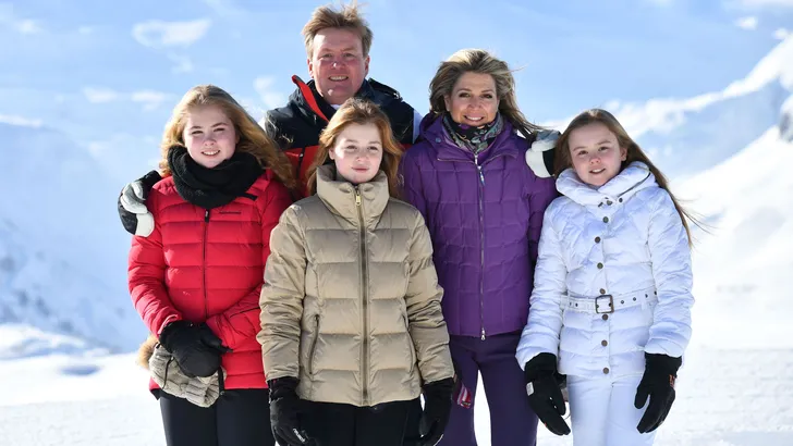 Oranjes poseren in Lech