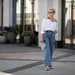 glamoureuze look met een jeans