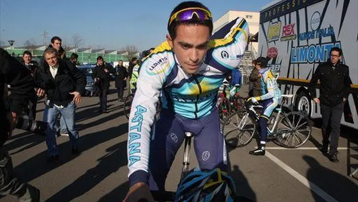 Contador aan de start van Ronde van Algarve