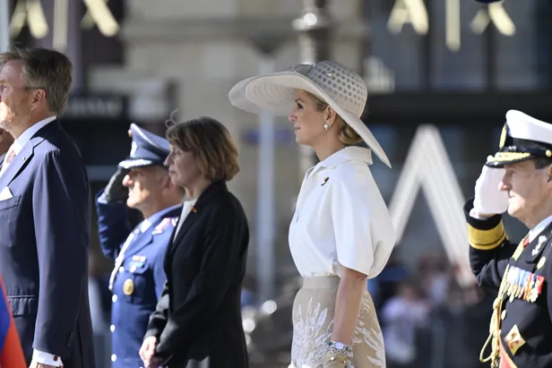 Koningin Máxima staatsbezoek Duitsland: Máxima's hoed, juni 2026.