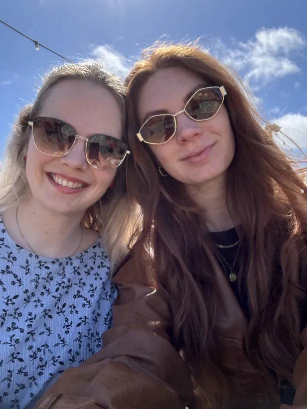 Genieten van de zon in Scheveningen 