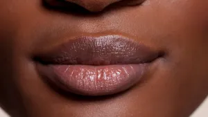 Close-up of female lips