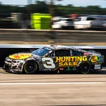 NASCAR-coureur Austin Dillon bij de race op Richmond