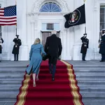 Jill en Joe Biden witte huis