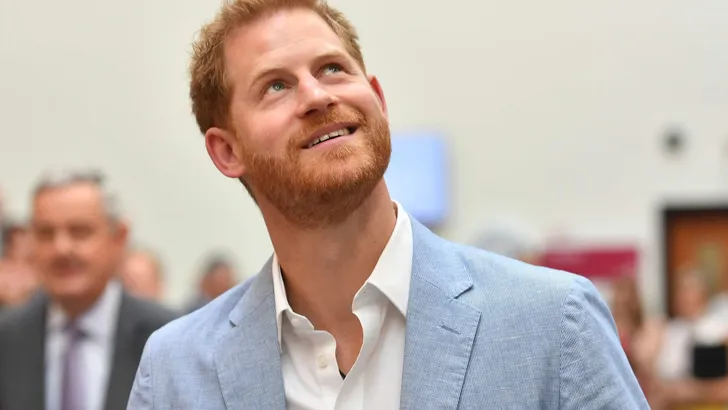 Prince Harry during his visit to Sheffield Hallam University