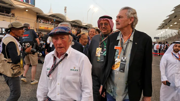 Gordon Murray met F1 kampioen Jackie Stewart