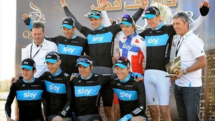 Team Sky pakt de overwinning in Qatar